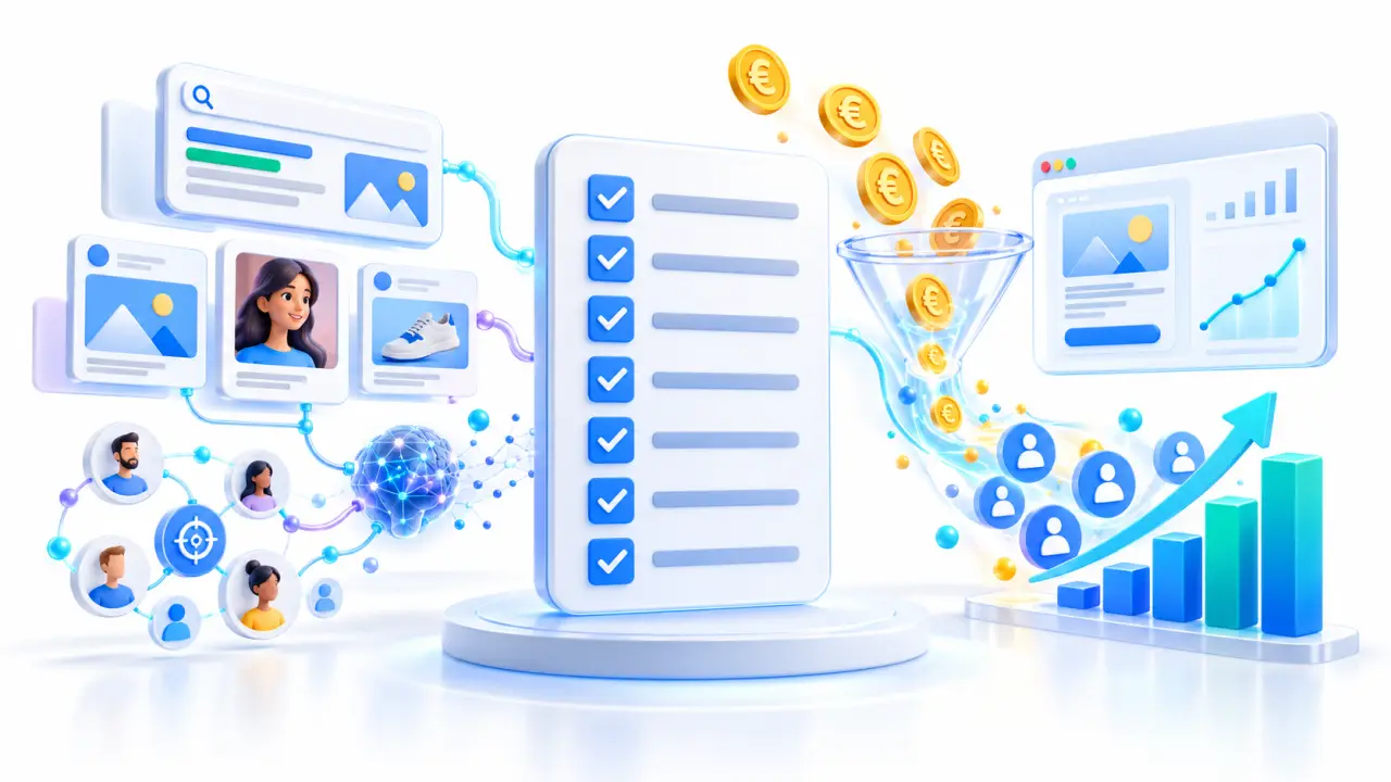 Tableau de bord de campagnes publicitaires digitales avec indicateurs de performance